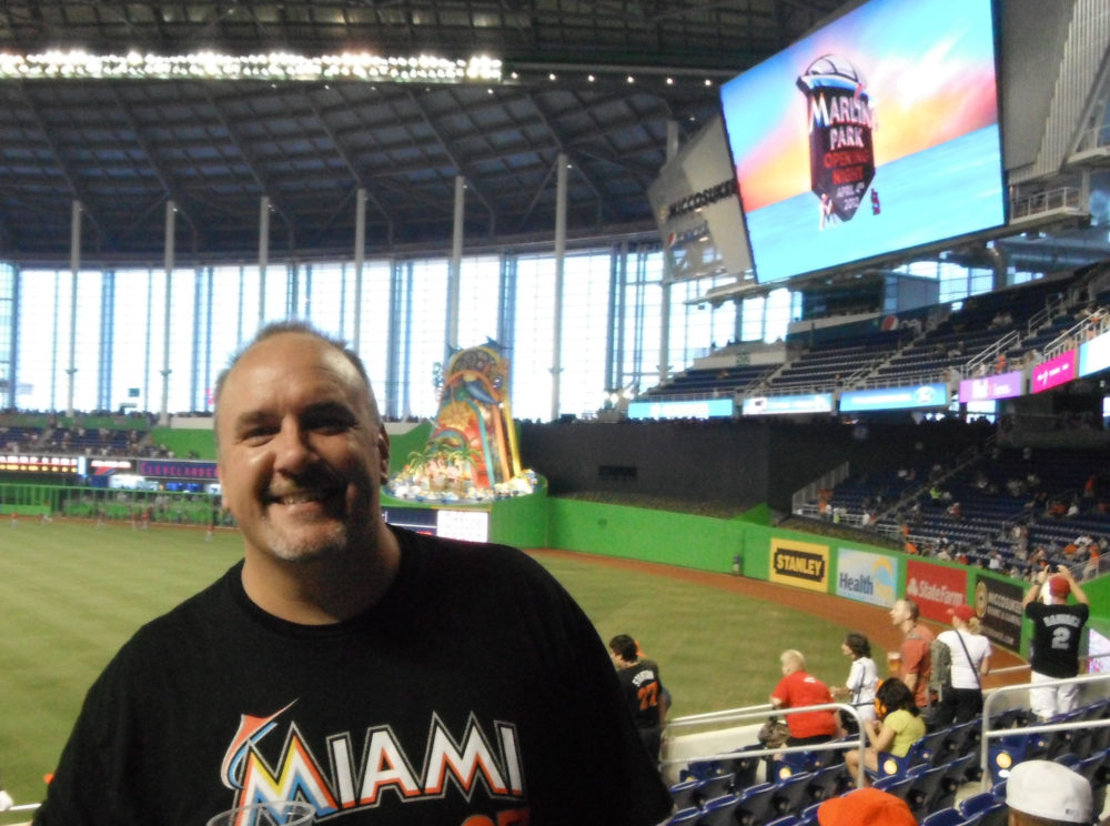 David-Gonos-Marlins-Park David Gonos at Marlins Park