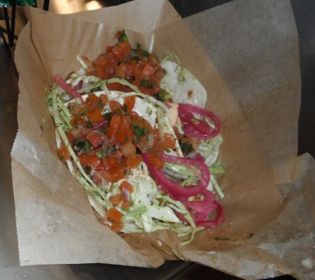 DSCF0135 Fish tacos at Marlins Park