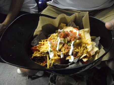 DSCF0351 Helmet full of nachos!