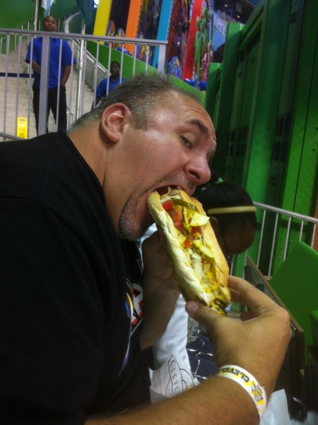 food-big-bite-hot-dog The Magnum Hot Dog at Marlins Park