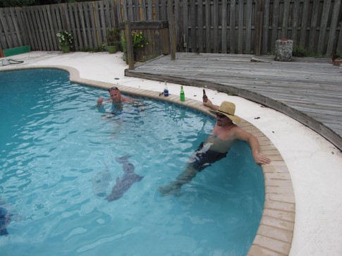 IMG_5649 George relaxing in the pool.