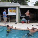 A poolside Fantasy Football 2012 Keeper draft