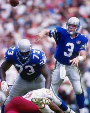 Looking Back: 2012 NFL Fantasy Rookie QBs Review 2 Seattle's Rick Mirer outplayed fellow rookie Drew Bledsoe, best Fantasy Rookie QBs ever