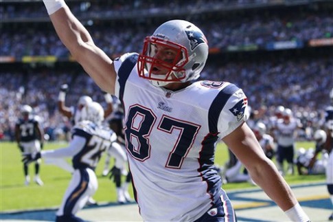 Best 2012 Fantasy Football Best Games at Each Position 4 Rob Gronkowski, 2012 Fantasy Football
