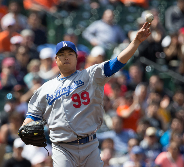 Wins are Not Sustainable 1 Hyun Jin-Ryu has pitched well in his first season in the U.S., while he has received six wins to supplement his exemplary performance. Photo by: Keith Allison