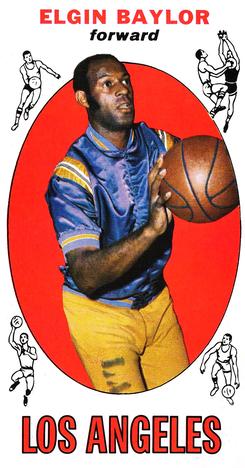 The Dandy Dozen: Vintage Basketball Cards Rankings 8 1969 Topps Elgin Baylor