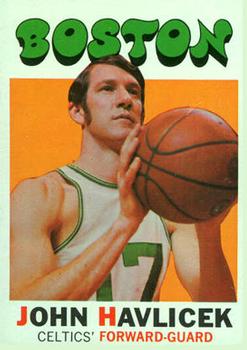 The Dandy Dozen: Vintage Basketball Cards Rankings 7 1971 Topps John Havlicek Vintage Basketball Cards