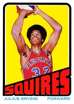 The Dandy Dozen: Vintage Basketball Cards Rankings 3 1972 Topps Julius Erving