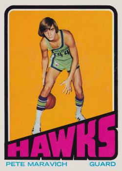 The Dandy Dozen: Vintage Basketball Cards Rankings 6 1972 topps pete maravich