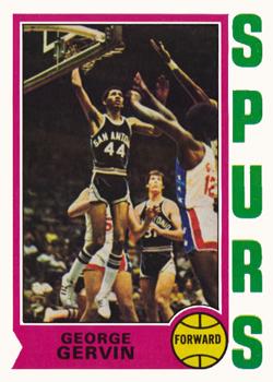The Dandy Dozen: Vintage Basketball Cards Rankings 11 1974 Topps George Gervin