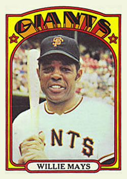 1972 Topps Willie Mays - Vintage Baseball Players