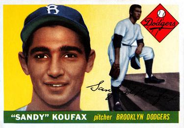 Best 1955 Topps Baseball Cards - Sandy Koufax