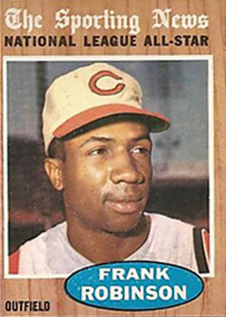 1962 Topps Frank Robinson cards All-Star