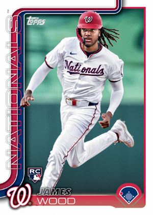 2025 Rookie Card Power Rankings: 15 Best 2025 Topps Rookies! 2 2025 Topps Series 1 James Wood - Best Rookie Cards From 2025 Topps Series 1