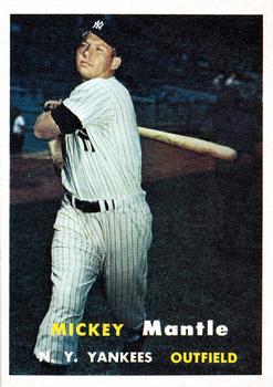 1957 Topps Baseball Mickey Mantle
