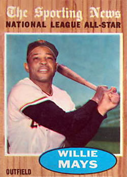 1962 Topps Willie Mays All-Star