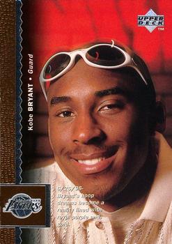 1996 Upper Deck Kobe Bryant Rookie Card #58