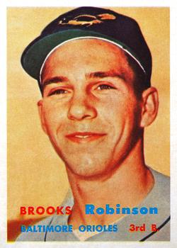 1957 Topps Baseball Brooks Robinson