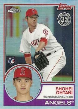 2018 Topps Chrome Shohei Ohtani #83T-6