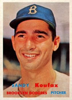 1957 Topps Baseball Sandy Koufax