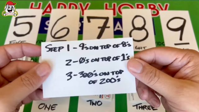 Sorting Cards - Card Sorting Trick