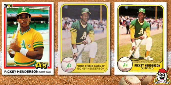 1981 Donruss Fleer Rickey Henderson 700x350