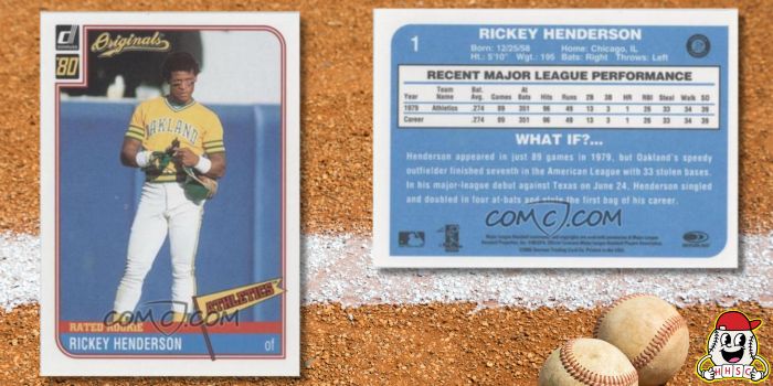 2002 Donruss Originals Rickey Henderson What If 700x350