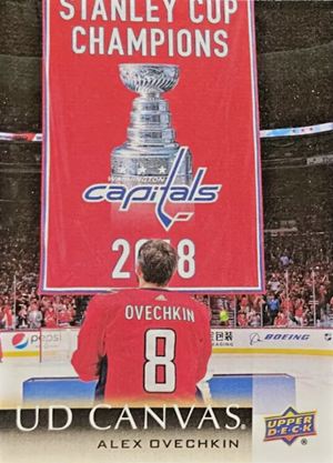 Alexander Ovechkin Cards - 2018-19 Upper Deck Series 2 Alexander Ovechkin Canvas #C203