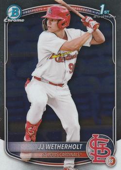 2025 Bowman Chrome JJ Wetherholt - best 2025 Bowman Baseball Prospects