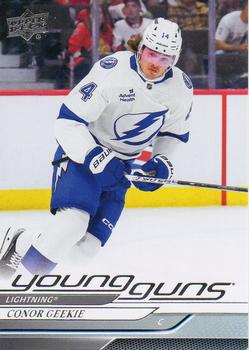 Top 12 NHL Young Guns Rookie Cards of 2024-25! 10 2024 Upper Deck Conor Geekie Young Guns Rookie Card