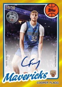Ranking 11 Best 2025 Topps Basketball Rookie Cards 1 Best 2025 Topps Basketball Rookie Cards - Cooper Flagg