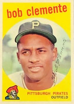 1959 Topps Roberto Clemente - Best 1959 Topps Baseball Cards