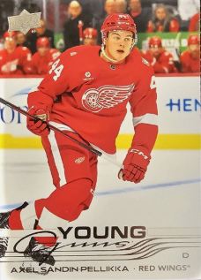 11 Best 2025 Upper Deck Hockey Series 2 Rookie Cards Rankings 7 2025 Upper Deck Hockey Series 2 Axel Sandin-Pellikka