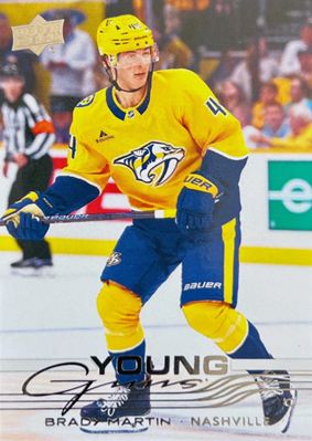 11 Best 2025 Upper Deck Hockey Series 2 Rookie Cards Rankings 6 2025 Upper Deck Hockey Series 2 Brady Martin