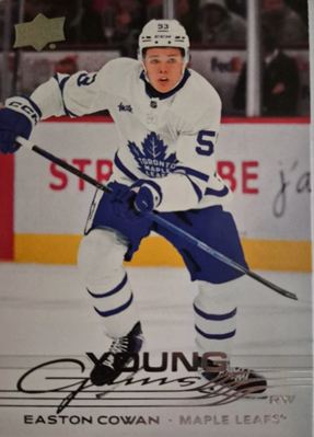 11 Best 2025 Upper Deck Hockey Series 2 Rookie Cards Rankings 4 2025 Upper Deck Hockey Series 2 Easton Cowan