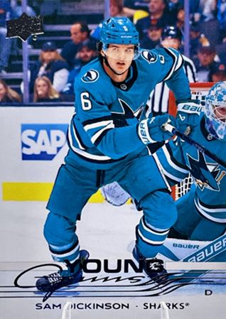 11 Best 2025 Upper Deck Hockey Series 2 Rookie Cards Rankings 5 2025 Upper Deck Hockey Series 2 Sam Dickinson