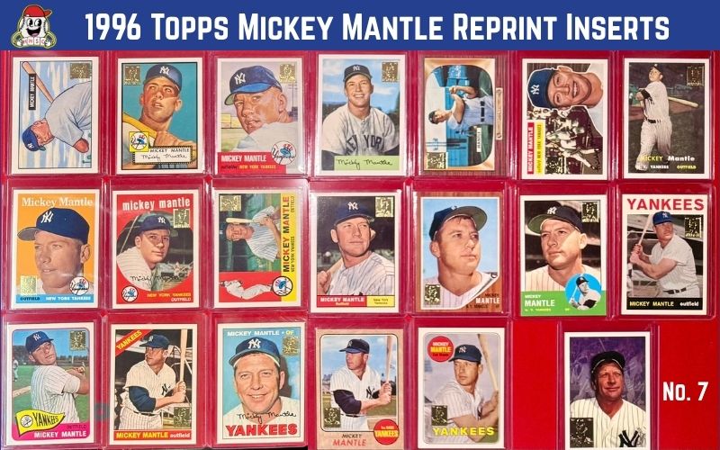 1996 Topps Mickey Mantle Reprint Inserts