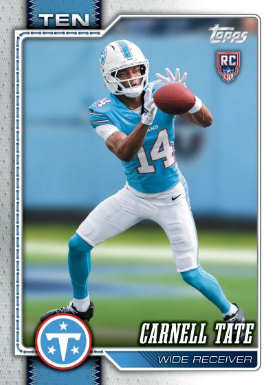 Ranking the 11 Best 2026 Topps Football Rookie Cards 3 2026 Topps Football Carnell Tate - Best 2026 Topps Football Rookie Cards
